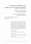 Research paper thumbnail of La masacre de Bojayá: usos políticos de un recuerdo violento