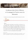 Research paper thumbnail of Fr. Colin, « Le pharaon Jules Grévy à Bibracte et la campagne de Tunisie contre les Khroumirs », Carnet de laboratoire en archéologie égyptienne, 2 août 2020, https://clae.hypotheses.org/487.