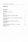 Research paper thumbnail of INTRODUCTION & TABLE OF CONTENTS - Journal for the Study of the Pseudepigrapha, Thematic Edition (Part 1)