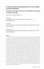 Research paper thumbnail of A cobertura televisiva da pandemia de Covid-19 em Portugal: um estudo exploratório Television coverage of the Covid-19 pandemic in Portugal: an exploratory study