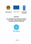 Research paper thumbnail of SUPREME PEOPLE'S COURT OF VIET NAM EUROPEAN UNION UNITED NATIONS DEVELOPMENT PROGRAMME REPORT ON ASESSMENT OF THE PILOT MODEL ON COURT ANNEXED MEDIATION AND DIALOGUE IN VIETNAM (Bao cao danh gia thi diem hoa giai tai Toa an)