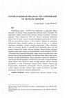 Research paper thumbnail of COVID-19 SONRASI FİNANSAL GÜÇ GÖSTERGESİ VE YENİ GÜÇ DÖNEMİ