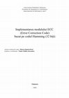 Research paper thumbnail of Implementarea modulului ECC bazat pe codul Hamming (32 biți)