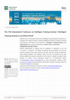 Research paper thumbnail of The 17th International Conference on Intelligent Tutoring Systems "Intelligent Tutoring Systems in an Online World"