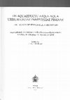 Research paper thumbnail of Patrich Water supply to the The Bathhouse of the Praetorium of the Byzantine Governor at Caesarea Maritima