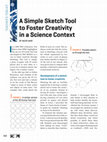 Research paper thumbnail of A Simple Sketch Tool to Foster Creativity in a Science Context