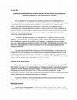 Research paper thumbnail of Comments by the Secretariat of UNCITRAL on the draft Decree on Commercial Mediation proposed by the Government of Vietnam