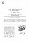 Research paper thumbnail of Poetica stanciană și conceptul de (in)tranzitivitate