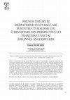 Research paper thumbnail of French Theory și dezbaterile culturale ale poststructuralismului. O revizitare din perspectiva lui François Cusset și Johannes Angermuller