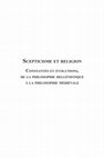 Research paper thumbnail of « Scepticisme et religion dans le Contra Academicos d'Augustin », Scepticisme et religion. Constantes et évolutions, de la philosophie hellénistique à la philosophie médiévale, éd. A.-I. Bouton-Touboulic et C. Lévy, Turnhout, Brepols, 2016, p. 171-192