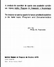 Research paper thumbnail of e Simulation of Carrying Capacity for Human Agricultural Populations in the Humid Tropics: Program and Documentation