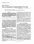 Research paper thumbnail of Effect of Photoperiod on Stomatal Opening in Vicia faba