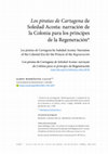 Research paper thumbnail of Los piratas de Cartagena de Soledad Acosta: narración de la Colonia para los príncipes de la Regeneración