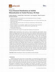 Research paper thumbnail of Trace-Element Distribution on Sulfide Mineralization in Trento Province, NE Italy