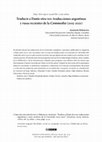 Research paper thumbnail of Traducir a Dante otra vez: traducciones argentinas y rusas recientes de la Commedia (2015-2021