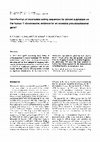 Research paper thumbnail of Identification of incomplete coding sequences for steroid sulphatase on the human Y chromosome: evidence for an ancestral pseudoautosomal gene?