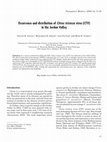 Research paper thumbnail of Occurrence and distribution of Citrus tristeza virus (CTV) in the Jordan Valley [Citrus spp.]