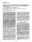 Research paper thumbnail of Reversible and irreversible intermediates during photoinhibition of photosystem II: stable reduced QA species promote chlorophyll triplet formation