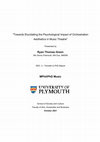 Research paper thumbnail of Towards Elucidating the Psychological Impact of Orchestration Aesthetics in Music Theatre: RDC.2 Transfer Report