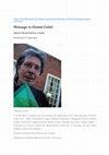 Research paper thumbnail of Homage to Gianni Celati Italian Cultural Institute, London Wednesday 27 April, 6pm