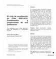 Research paper thumbnail of El ciclo de movilización en Chile 2005-2012: Fundamentos y proyecciones de una politización