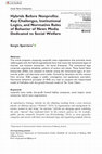 Research paper thumbnail of Hybrids Before Nonprofits: Key Challenges, Institutional Logics, and Normative Rules of Behavior of News Media Dedicated to Social Welfare