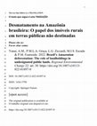 Research paper thumbnail of Desmatamento na Amazônia brasileira: O papel das terras públicas não destinadas