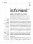 Research paper thumbnail of Enabling Enduring Evidence-Based Policy for the Southern Ocean Through Cultural Arts Practices