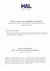 Research paper thumbnail of Water security and sustainable development