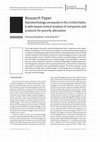 Research paper thumbnail of Nanotechnology companies in the United States: A web-based content analysis of companies and products for poverty alleviation Nanotechnology companies in the United States: A web-based content analysis of companies and products for poverty alleviation