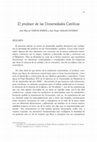 Research paper thumbnail of El profesor de las Universidades Católicas