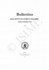 Research paper thumbnail of "Le lettere di elezione pontificie nei Registri Vaticani (1198-1243)", in "Bullettino dell'Istituto storico italiano per il Medio Evo", 124 (2022), pp. 1-52