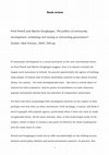 Research paper thumbnail of Review of Fred Powell and Martin Geoghegan, The politics of community development: reclaiming civil society or reinventing governance