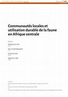 Research paper thumbnail of Gestion communautaire de la chasse en Afrique centrale: à la reconquête d'une souveraineté confisquée