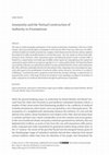 Research paper thumbnail of Anonymity and the Textual Construction of Authority in Prosimetrum