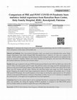 Research paper thumbnail of Comparison of PRE and POST COVID-19 Pandemic burn statistics: Initial experience from Rawalian Burn Center, Holy Family Hospital, RMU, Rawalpindi, Pakistan