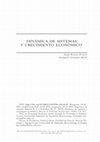 Research paper thumbnail of Dinámica de sistemas y crecimiento económico