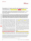 Research paper thumbnail of Stimulation of tumor growth and angiogenesis by low concentrations of RGD-mimetic integrin inhibitors