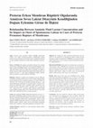 Research paper thumbnail of Relationship between Amniotic Fluid Lactate Concentration and Onset of Spontaneous Labour in Cases of Preterm Premature Rupture of Membranes