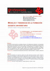 Research paper thumbnail of Modelos y Tendencias de la Formación Docente Universitaria