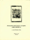 Research paper thumbnail of Pesquisas indiciarias sobre el incunable acéfalo de la Comedia de Burgos