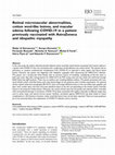 Research paper thumbnail of Retinal microvascular abnormalities, cotton wool-like lesions, and macular edema following COVID-19 in a patient previously vaccinated with AstraZeneca and idiopathic myopathy