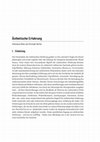 Research paper thumbnail of Ästhetische Erfahrung [Open Access]