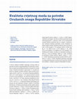 Research paper thumbnail of Kvaliteta cvjetnog meda za potrebe Oružanih snaga Republike Hrvatske