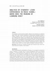 Research paper thumbnail of Analysis of students’ lived experiences in music school: where does the meaning of learning hide?