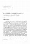 Research paper thumbnail of Badanie ludzkiego materiału biologicznego w świetle ustawy o zawodzie lekarza