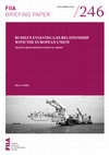 Research paper thumbnail of Russia ’ S Evolving Gas Relationship with the European Union Trade Surges Despite Political Crises