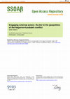 Research paper thumbnail of Engaging external actors: the EU in the geopolitics of the Nagorno-Karabakh conflict