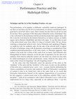 Research paper thumbnail of Performance Practice and the 'Hallelujah Effect'