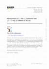 Research paper thumbnail of Measurement of χ c1 and χ c2 production with s $$ \sqrt{s} $$ = 7 TeV pp collisions at ATLAS